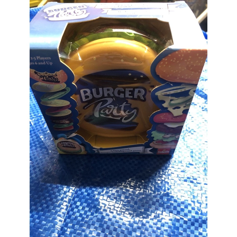 New - Goliath Burger Party - Ages 6+ | 2-5 players.            18C